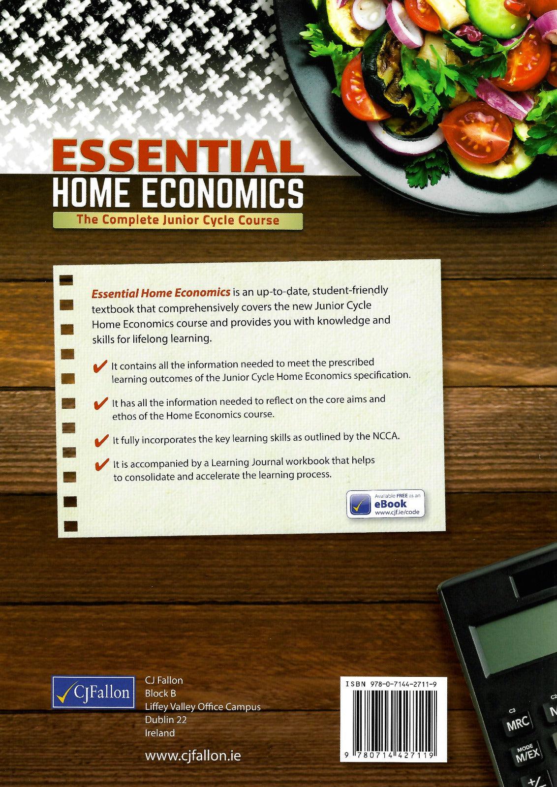 Essential Home Economics - Textbook and Learning Journal - Set by CJ Fallon on Schoolbooks.ie