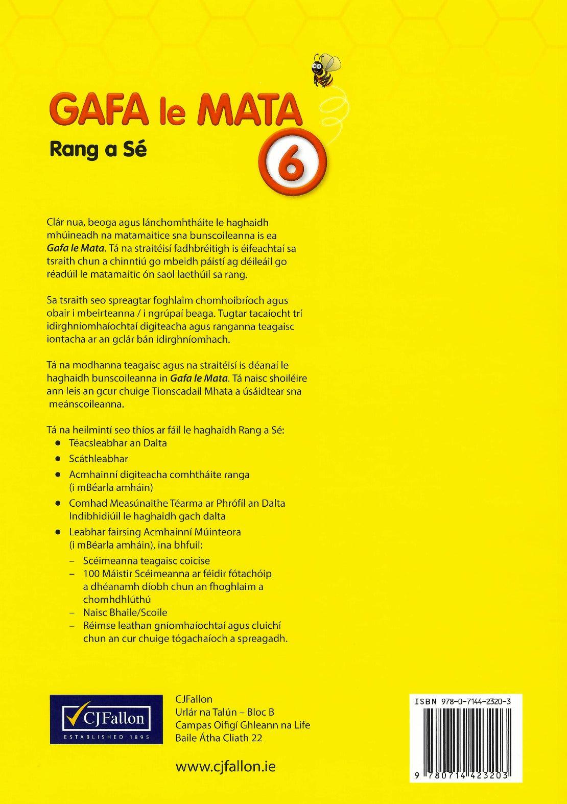 Gafa le Mata 6 - Rang a Sé by CJ Fallon on Schoolbooks.ie