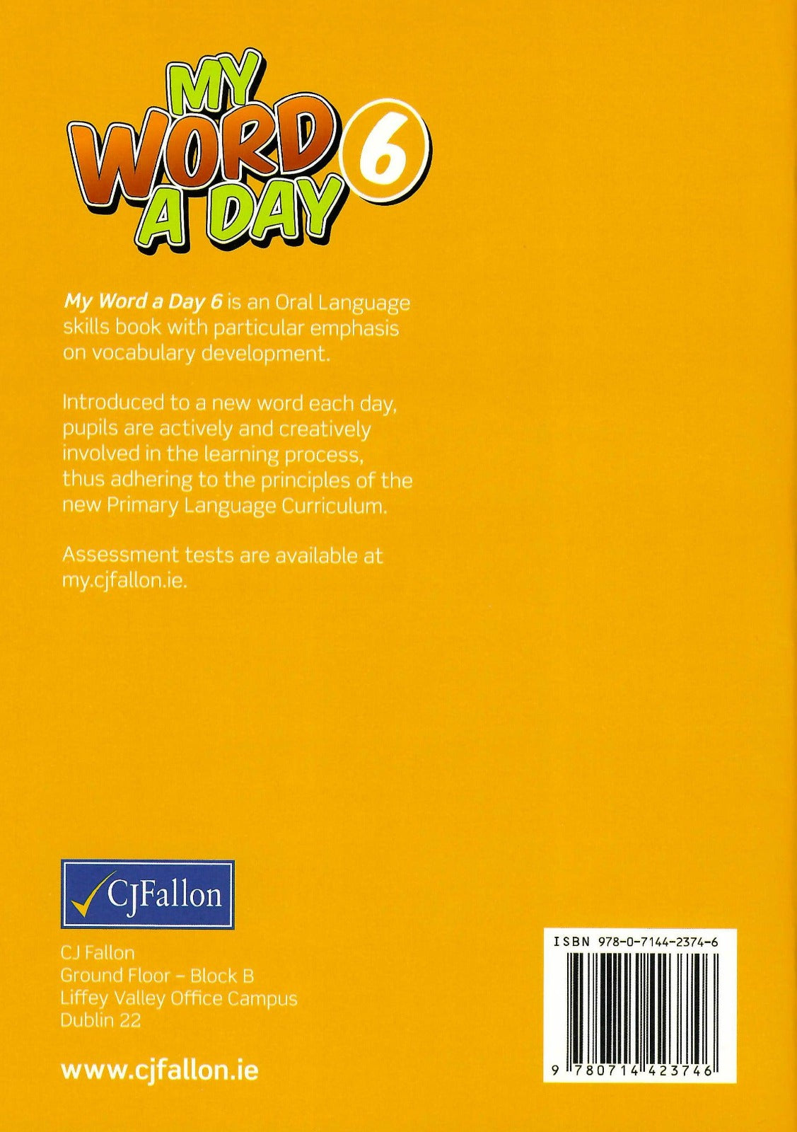 My Word a Day - 6th Class by CJ Fallon on Schoolbooks.ie