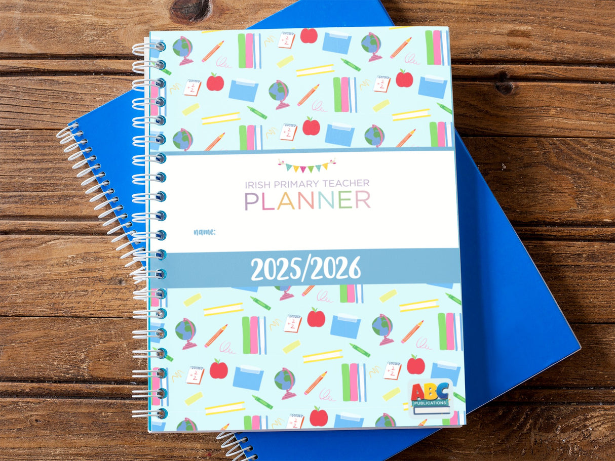■ Irish Primary Teacher Planner 2025-2026 - School Stationery by ABC Publications on Schoolbooks.ie