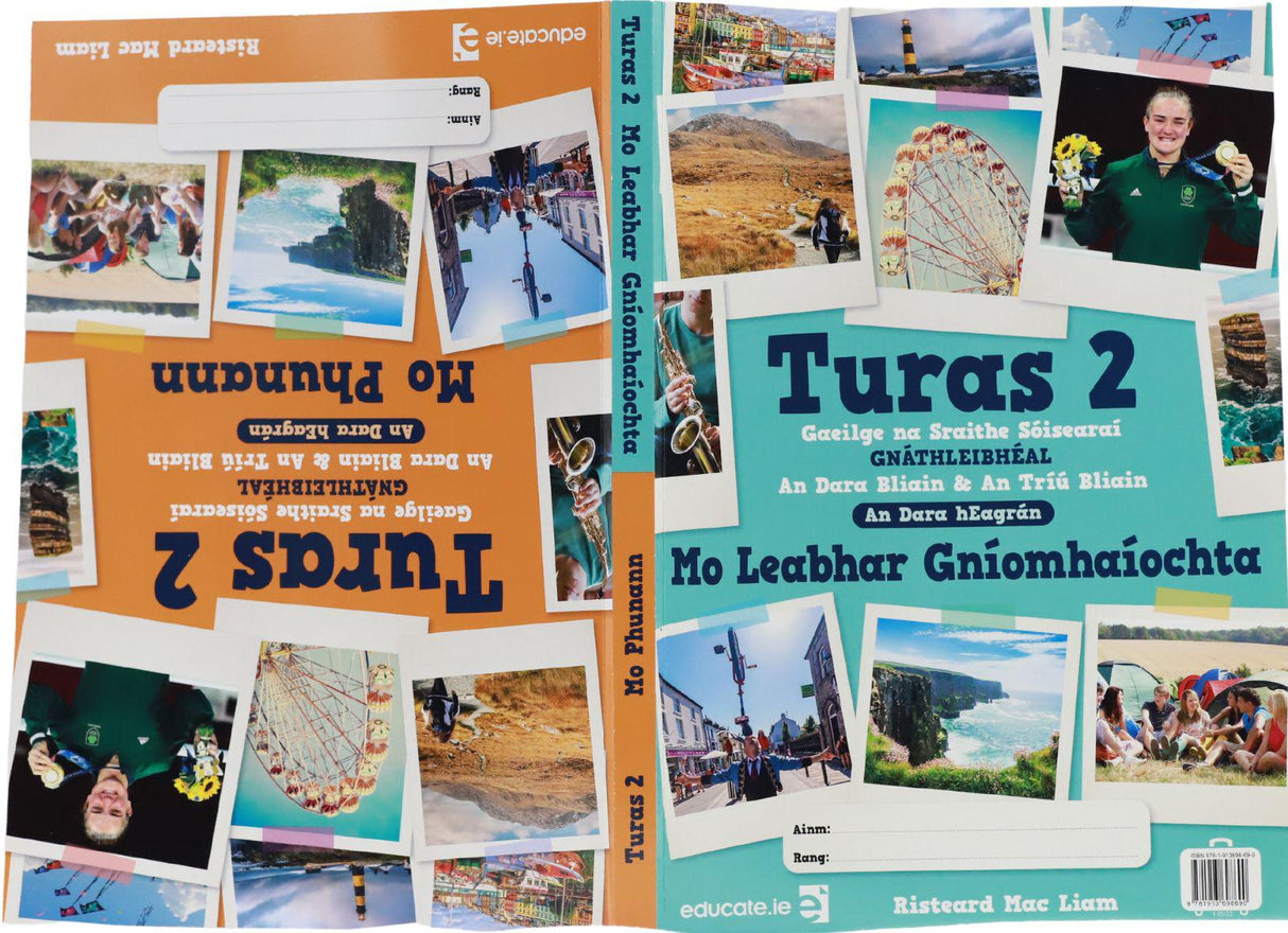 Turas 2 - Junior Cycle Irish - Portfolio and Activity Book Only - 2nd / New Edition (2022) by Educate.ie on Schoolbooks.ie