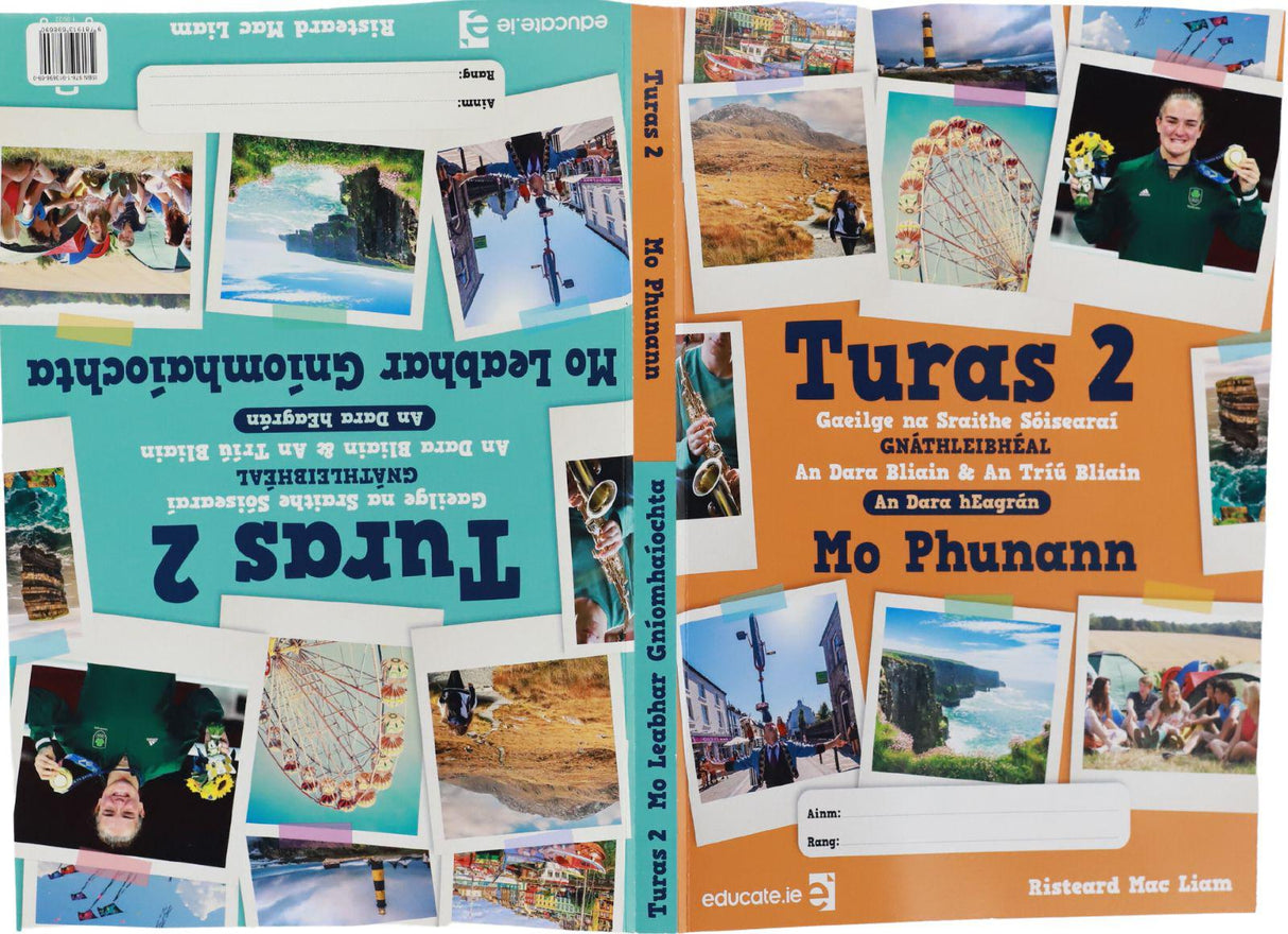 Turas 2 - Junior Cycle Irish - Portfolio and Activity Book Only - 2nd / New Edition (2022) by Educate.ie on Schoolbooks.ie