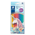 Staedtler - Wood-Free Coloured Pencil 175 - Pastel Unicorn - Box of 12 by Staedtler on Schoolbooks.ie