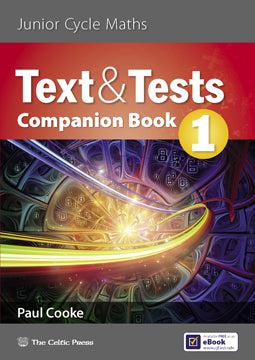 Text & Tests - Companion Book 1 by Celtic Press (now part of CJ Fallon) on Schoolbooks.ie