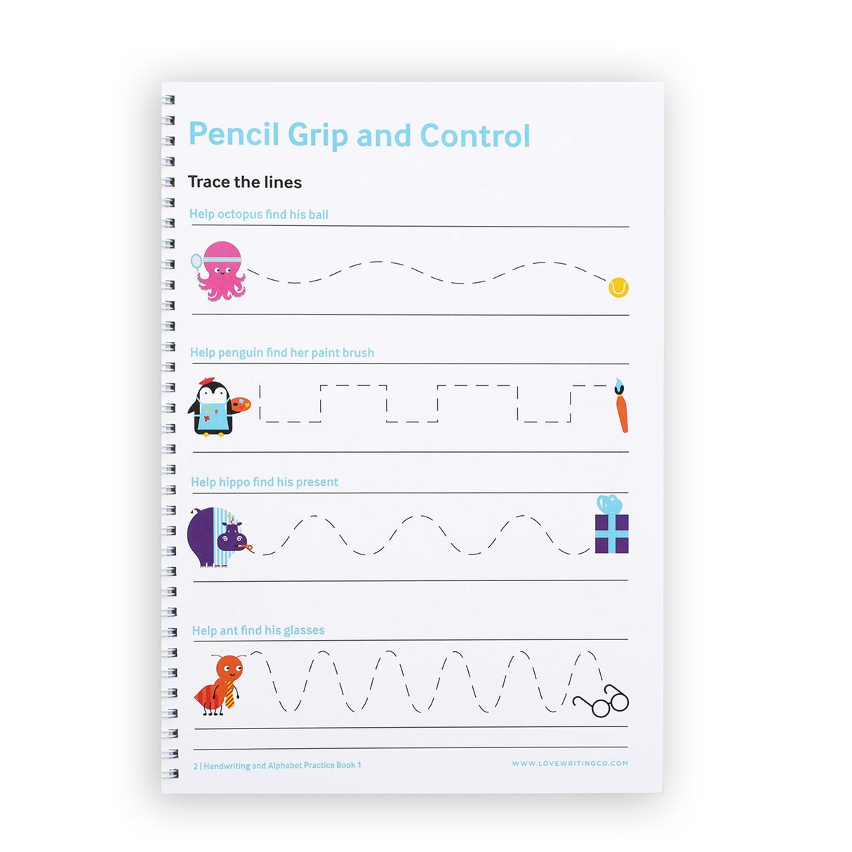 Love Writing Co - Handwriting and Alphabet Practice - Book 2 - Age 3 to 5 by Love Writing Co. on Schoolbooks.ie