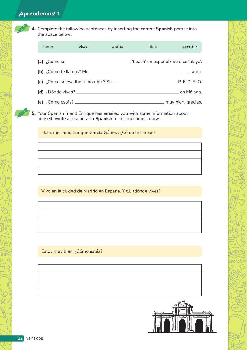 ¡Aprendemos! Book 1 - Textbook and Workbook Set - 2nd / New Edition (2023) by Folens on Schoolbooks.ie