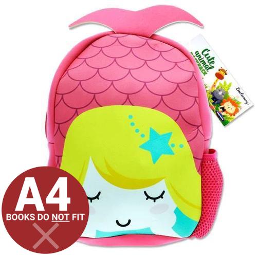 Emotionery Neoprene Cute Animal Junior Backpack - Mermaid by Emotionery on Schoolbooks.ie
