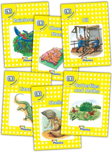 Jolly Phonics Readers - Level 2 - Yellow - Non-Fiction - Set of 6 books by Jolly Learning Ltd on Schoolbooks.ie