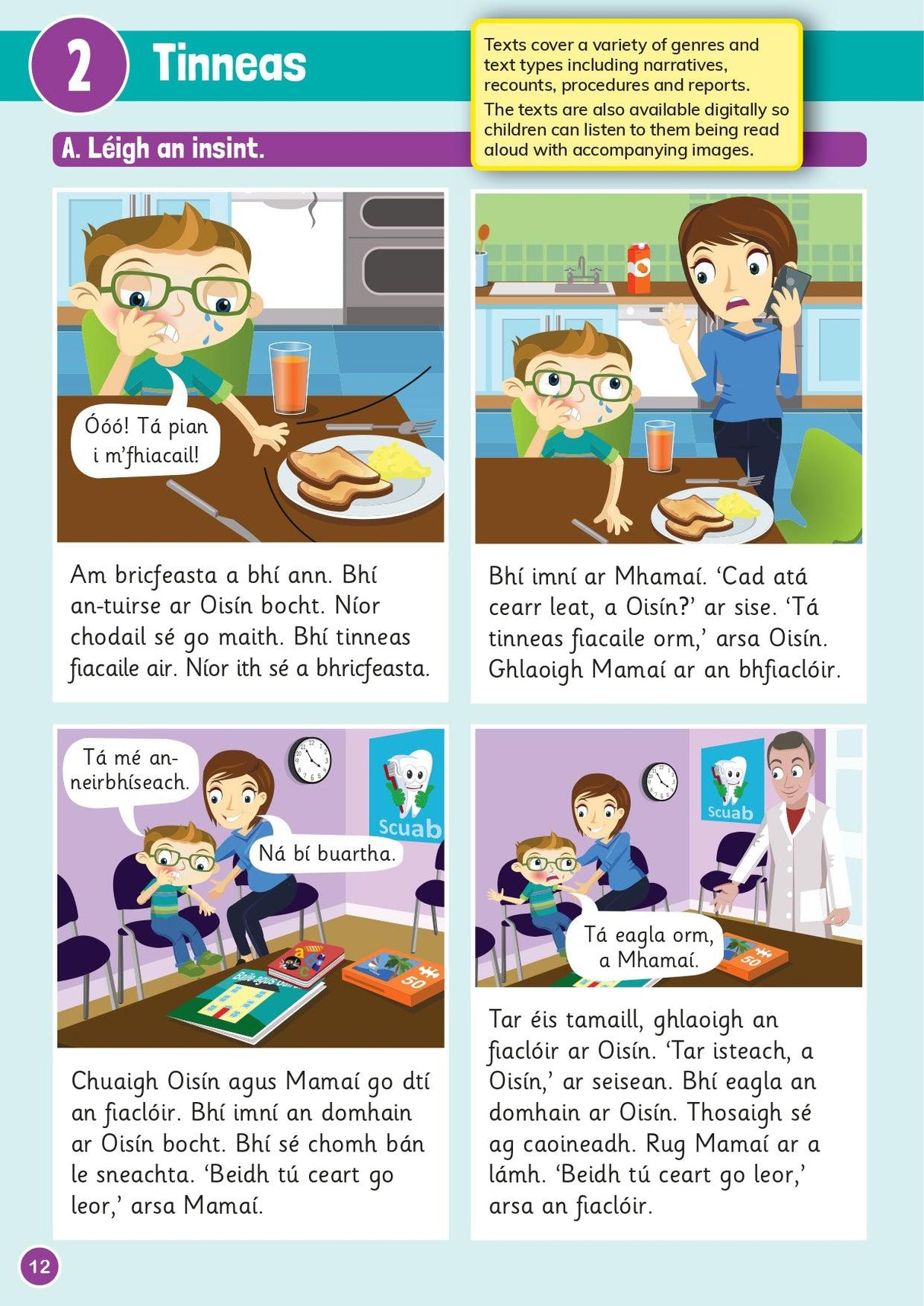 Abair Liom 4 - 4th Class - 2nd / New Edition (2023) by Folens on Schoolbooks.ie