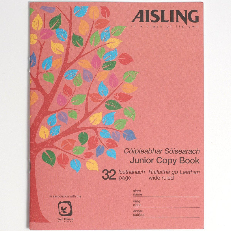 ■ Aisling Junior Copybook 32 Page - ASJ08 by Aisling on Schoolbooks.ie