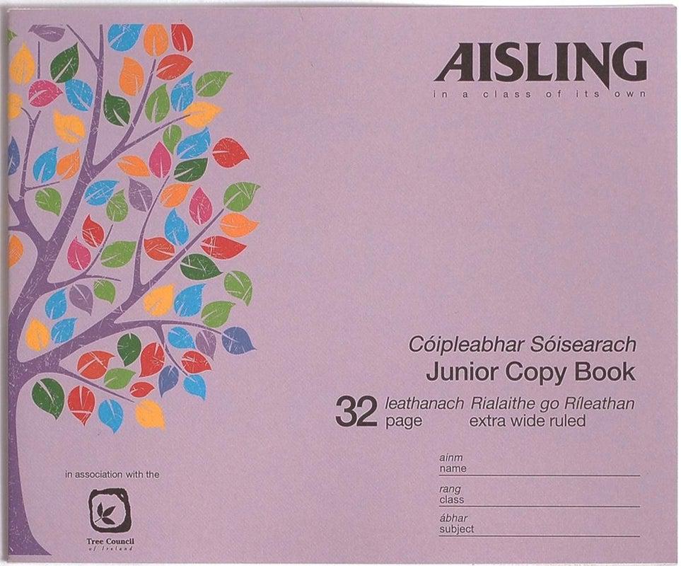 ■ Aisling Junior Copybook 32 Page - ASJ10 by Aisling on Schoolbooks.ie