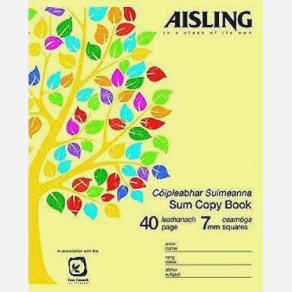 ■ Aisling Sum Copybook 40 Page - ASX3/C3 by Aisling on Schoolbooks.ie