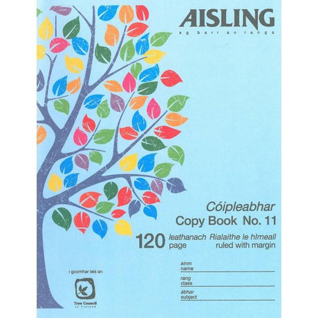 ■ Aisling Writing Copybook 120 Page - No. 11 - ASX7 by Aisling on Schoolbooks.ie