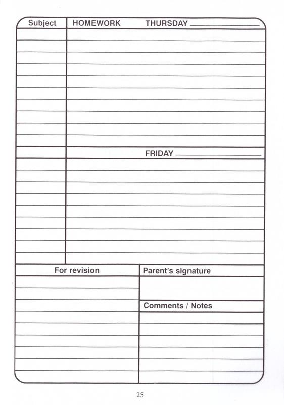 ■ Homework Journal (Secondary School) by CJ Fallon on Schoolbooks.ie