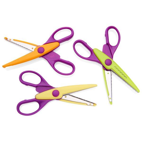 Crafty Bitz - Crazy Cutters Craft Scissors - Pack of 3 by Crafty Bitz on Schoolbooks.ie