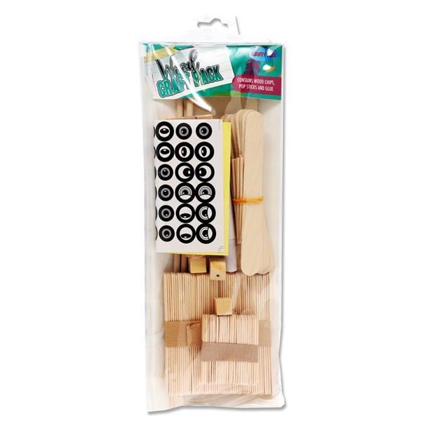 Crafty Bitz Craft Pack - Wood Shapes by Crafty Bitz on Schoolbooks.ie