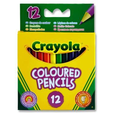Crayola 12 Pack Colouring Pencils - 1/2 Size by Crayola on Schoolbooks.ie