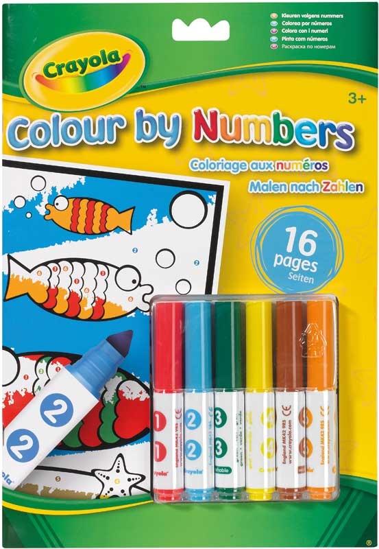■ Crayola Colour by Numbers by Crayola on Schoolbooks.ie