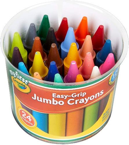 Crayola Easy Grip Jumbo Crayons - Tub of 24 by Crayola on Schoolbooks.ie