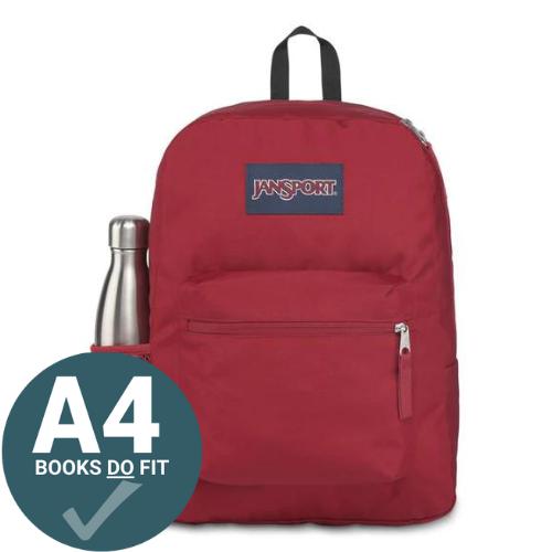 ■ JanSport Cross Town Backpack - Viking Red by JanSport on Schoolbooks.ie