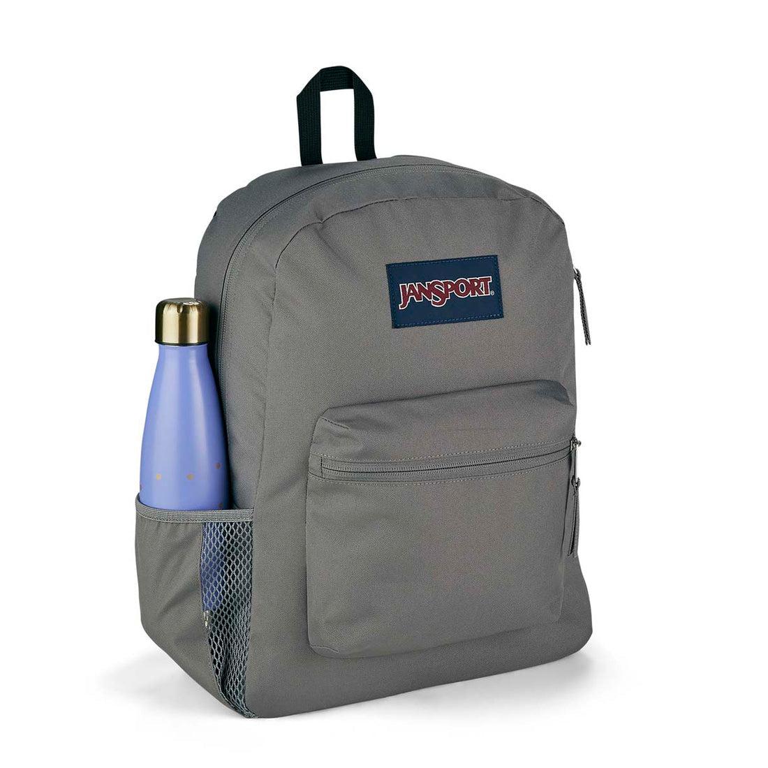 ■ JanSport Cross Town Backpack - Graphite Grey by JanSport on Schoolbooks.ie