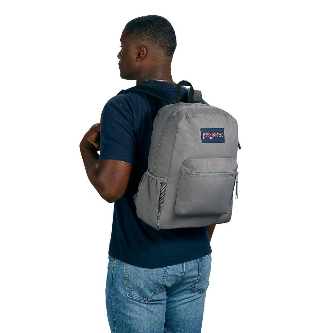 ■ JanSport Cross Town Backpack - Graphite Grey by JanSport on Schoolbooks.ie