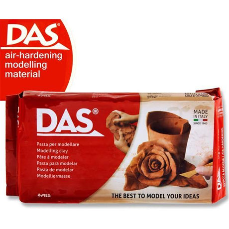 Das 1kg Terracotta Air Hardening Modelling Clay by Fila on Schoolbooks.ie