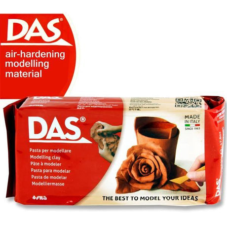 Das 500g Terracotta Air Hardening Modelling Clay by Fila on Schoolbooks.ie