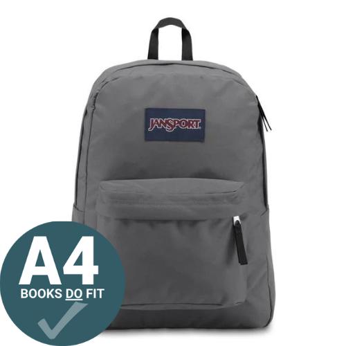 ■ JanSport Superbreak Backpack - Deep Grey by JanSport on Schoolbooks.ie