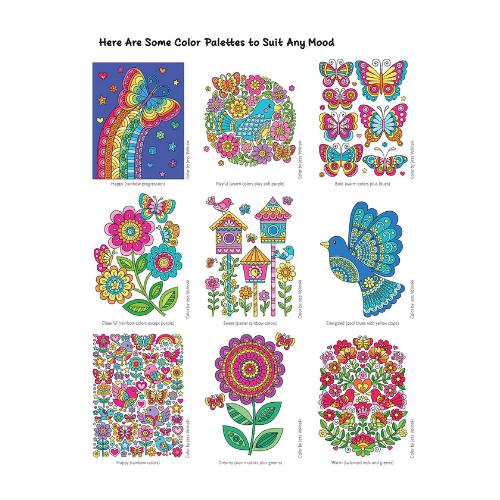 ■ Notebook Doodles - Birds, Blooms and Butterflies - Colouring & Activity Book by Design Originals on Schoolbooks.ie