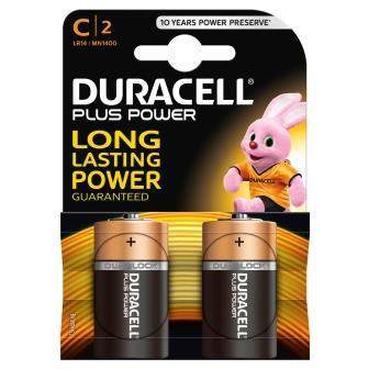 Duracell - Plus Power C - 2 Pack by Duracell on Schoolbooks.ie