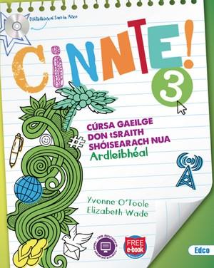 Cinnte 3 - Textbook & Leabhar Punainne - Set - Junior Cycle Irish - Higher Level by Edco on Schoolbooks.ie