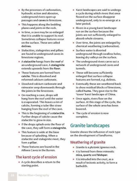 Revise Wise - Leaving Cert - Geography - Higher Level by Edco on Schoolbooks.ie