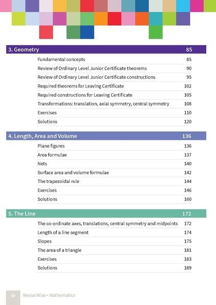 Revise Wise - Leaving Cert - Maths - Ordinary Level Paper 2 by Edco on Schoolbooks.ie