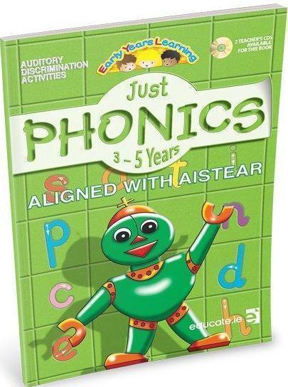 Just Phonics Early Years Learning (3-5years) by Educate.ie on Schoolbooks.ie