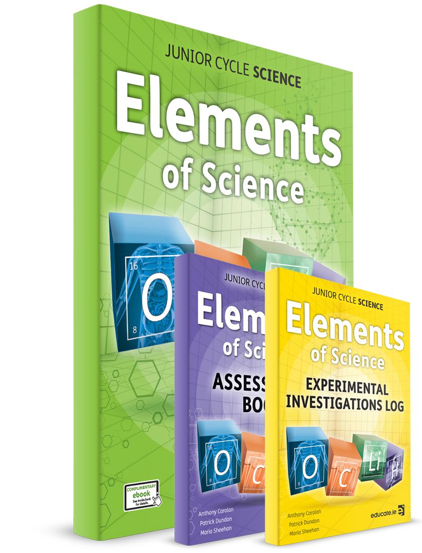 Elements of Science - Textbook & Experimental Investigations Log & Assessment Book - Set by Educate.ie on Schoolbooks.ie
