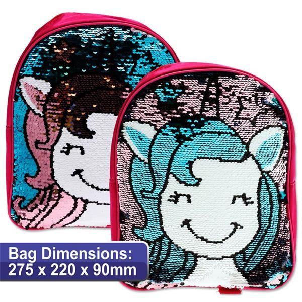 ■ Emotionery Dream Junior Backpack Reversible Sequins - Unicorn by Emotionery on Schoolbooks.ie