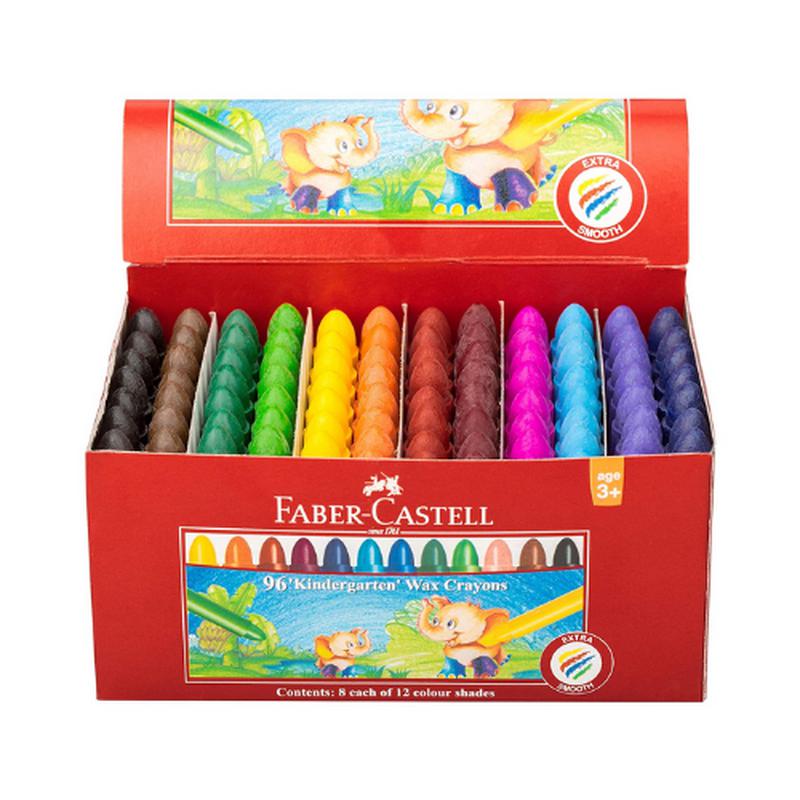 Faber-Castell - Chublet Crayons Box Of 96 (12 Assorted Colours) by Faber-Castell on Schoolbooks.ie