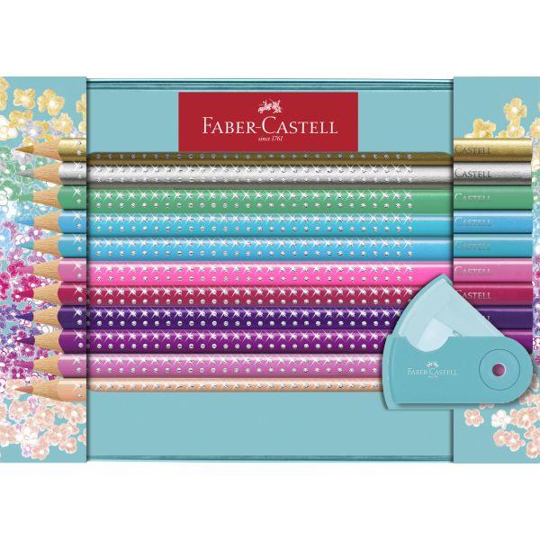 Faber-Castell - 20 Colouring Pencils - Sparkle Colour Grip Gift Set by Faber-Castell on Schoolbooks.ie