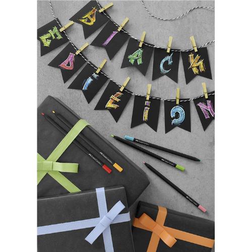 Faber-Castell - 24 Colouring Pencils - Black Edition by Faber-Castell on Schoolbooks.ie