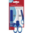 Faber-Castell - Grip School Scissors Blue With Blade Protector Bc by Faber-Castell on Schoolbooks.ie