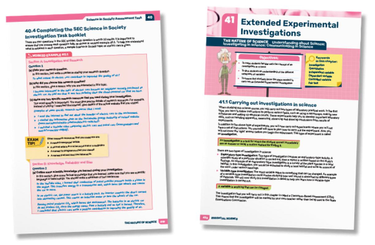 ■ Essential Science - Textbook, Workbook & Lab Book Set - 2nd / Old Edition (2021) by Folens on Schoolbooks.ie
