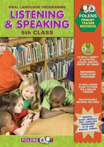 ■ Listening & Speaking - 5th Class (Book & CD) by Folens on Schoolbooks.ie