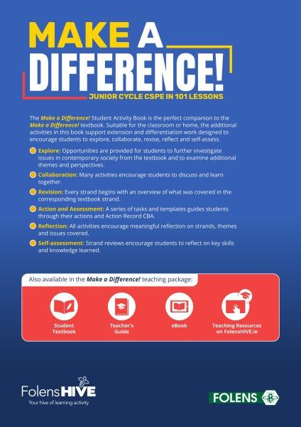 ■ Make a Difference - Student Activity Book - 5th / Old Edition (2021) by Folens on Schoolbooks.ie