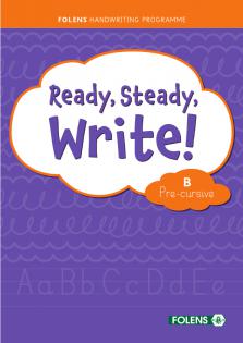 Ready, Steady, Write! B - Senior Infants - Pre-cursive - Textbook and Practice Copy Set by Folens on Schoolbooks.ie