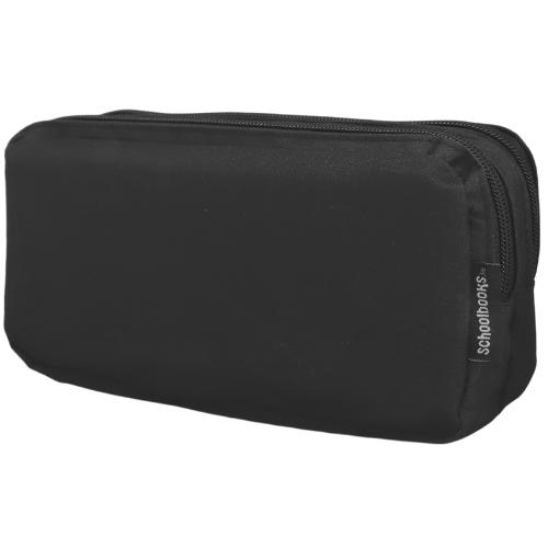 Schoolbooks.ie - Double Pencil Case - Black by Schoolbooks.ie on Schoolbooks.ie