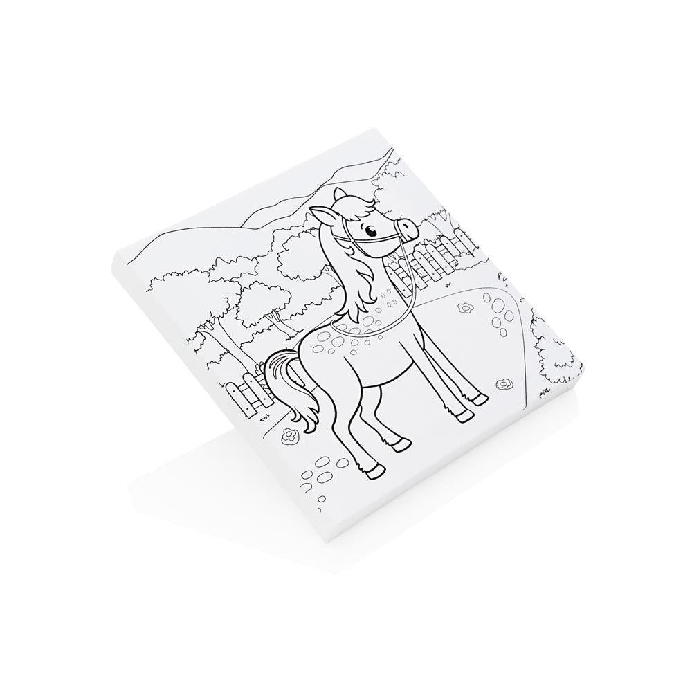 World Of Colour - 150x150mm Colour In Canvas - Horse by World of Colour on Schoolbooks.ie