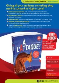 À L'Attaque! (Second Edition - New for 2019) by Gill Education on Schoolbooks.ie