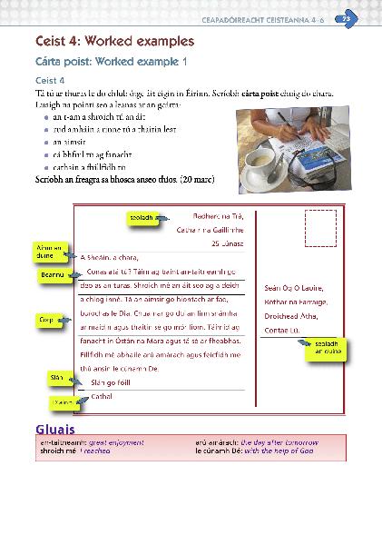 ■ Less Stress More Success - Junior Cert - Irish - Ordinary Level - Old Edition by Gill Education on Schoolbooks.ie