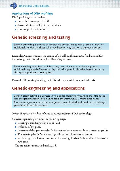 Less Stress More Success - Leaving Cert - Biology by Gill Education on Schoolbooks.ie